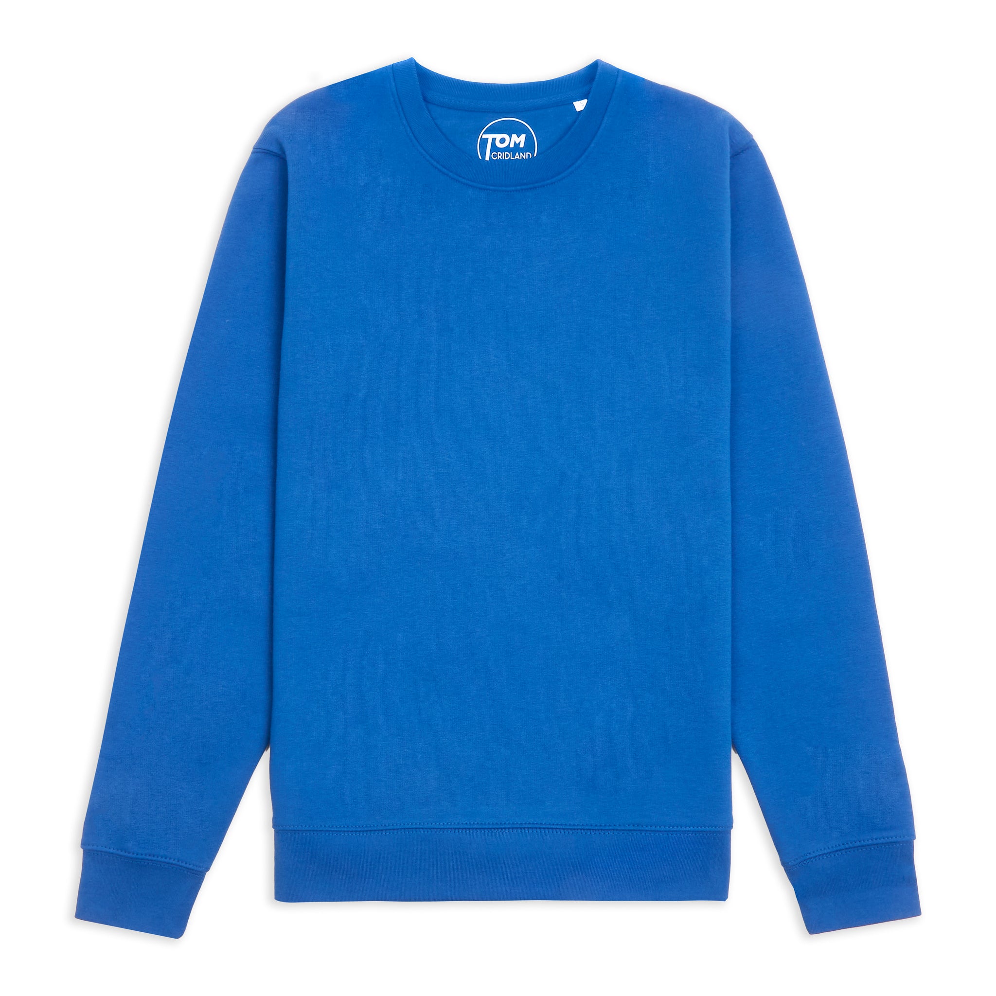 Royal Blue 30 Year Sweatshirt | Sustainable fashion by Tom Cridland
